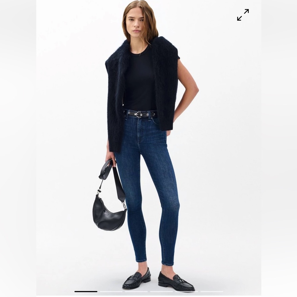 rag & bone Dark Blue Skinny Jeans